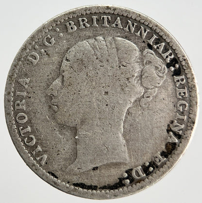 1886 Victoria Threepence | British Silver Coin | Collectable Grade | a1850