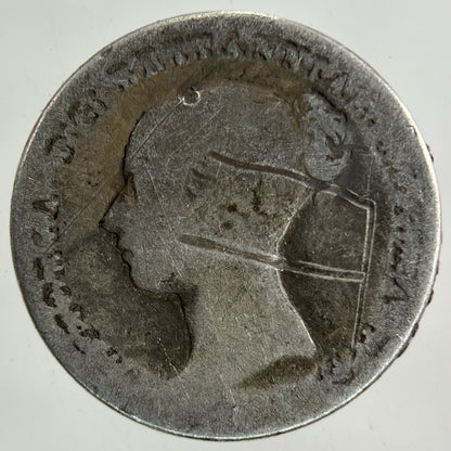 1839 Victoria Groat Four - Pence Silver Coin | Fair Grade