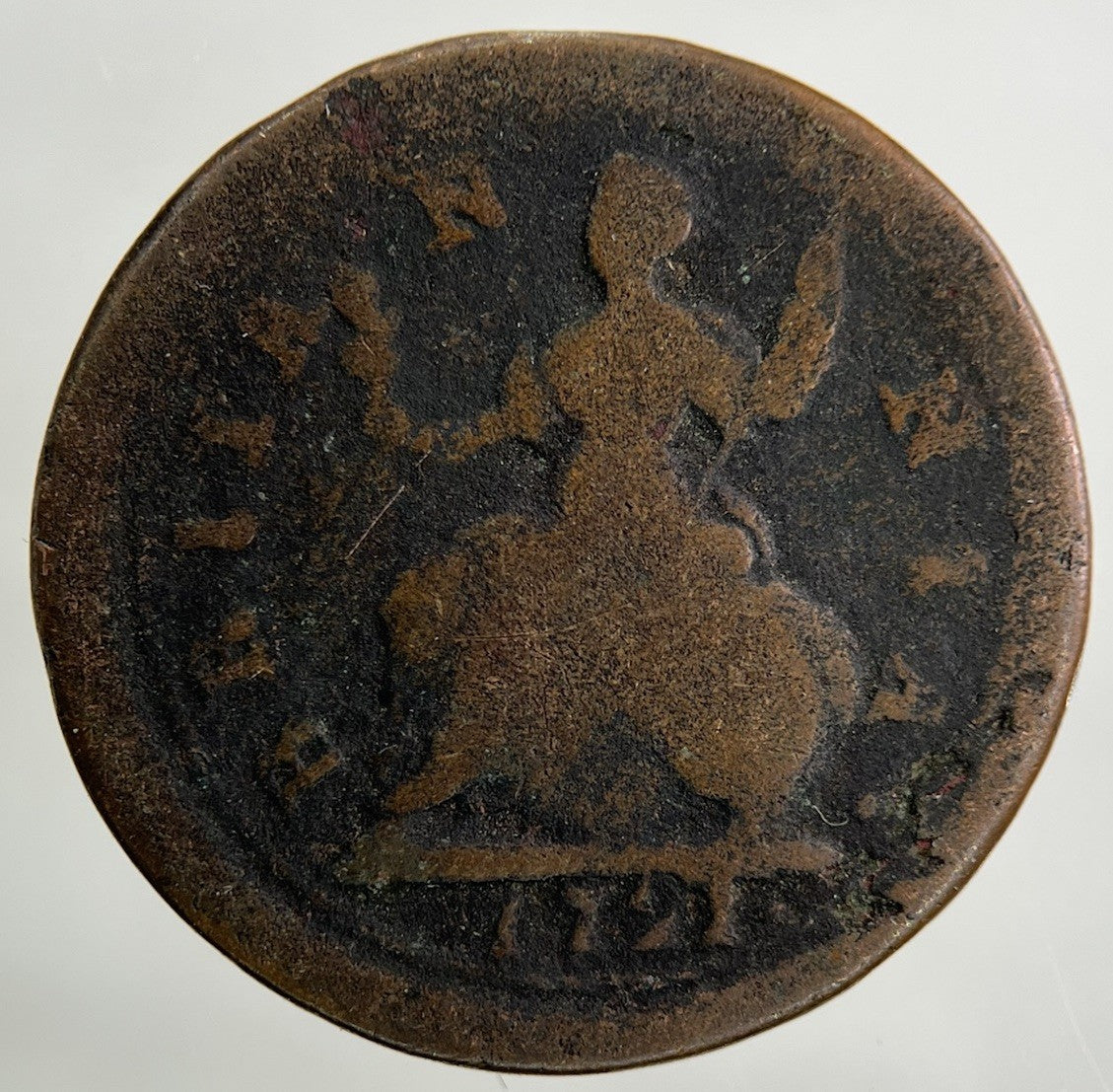 1721 George I 1st Farthing Coin | Collectable Grade