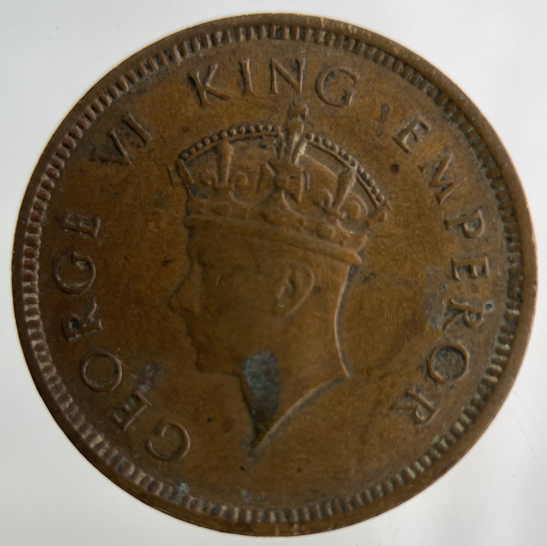 1939 India Quarter 1/4 Anna Coin | Fine Collectable Grade