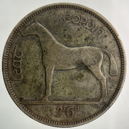 1928 Irish Half - Crown Silver Coin | Fine Collectable Grade