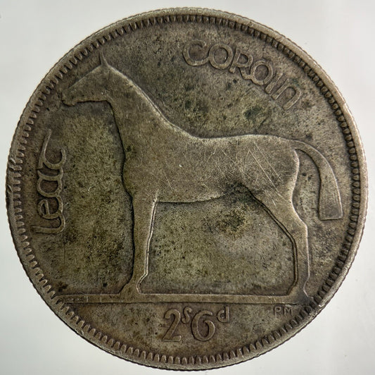 1928 Irish Half - Crown Silver Coin | Fine Collectable Grade