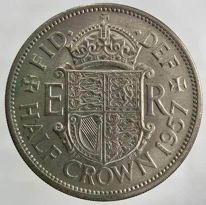 1957 Elizabeth II 2nd Half - Crown Coin | Fine Collectable Grade