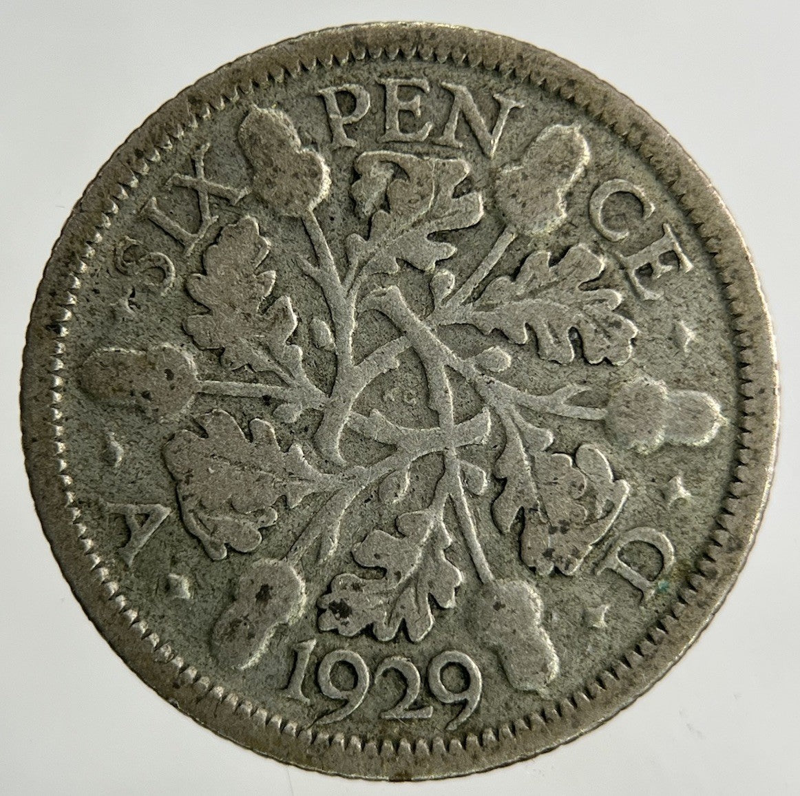 1929 George V Sixpence Silver Coin | Collectable Grade