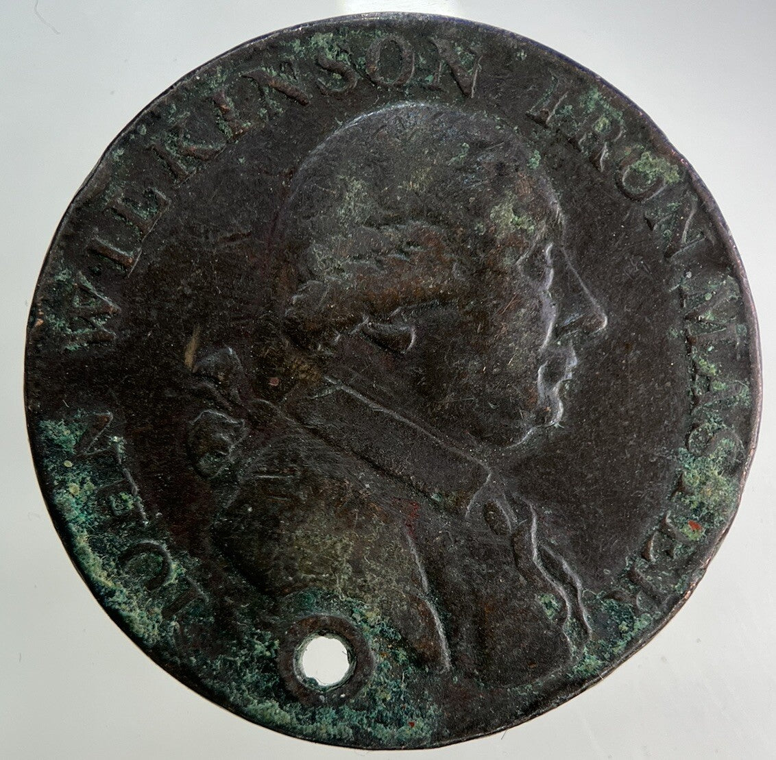1795 John Wilkinson Iron Master Half - Penny Token Coin | Collectable Grade