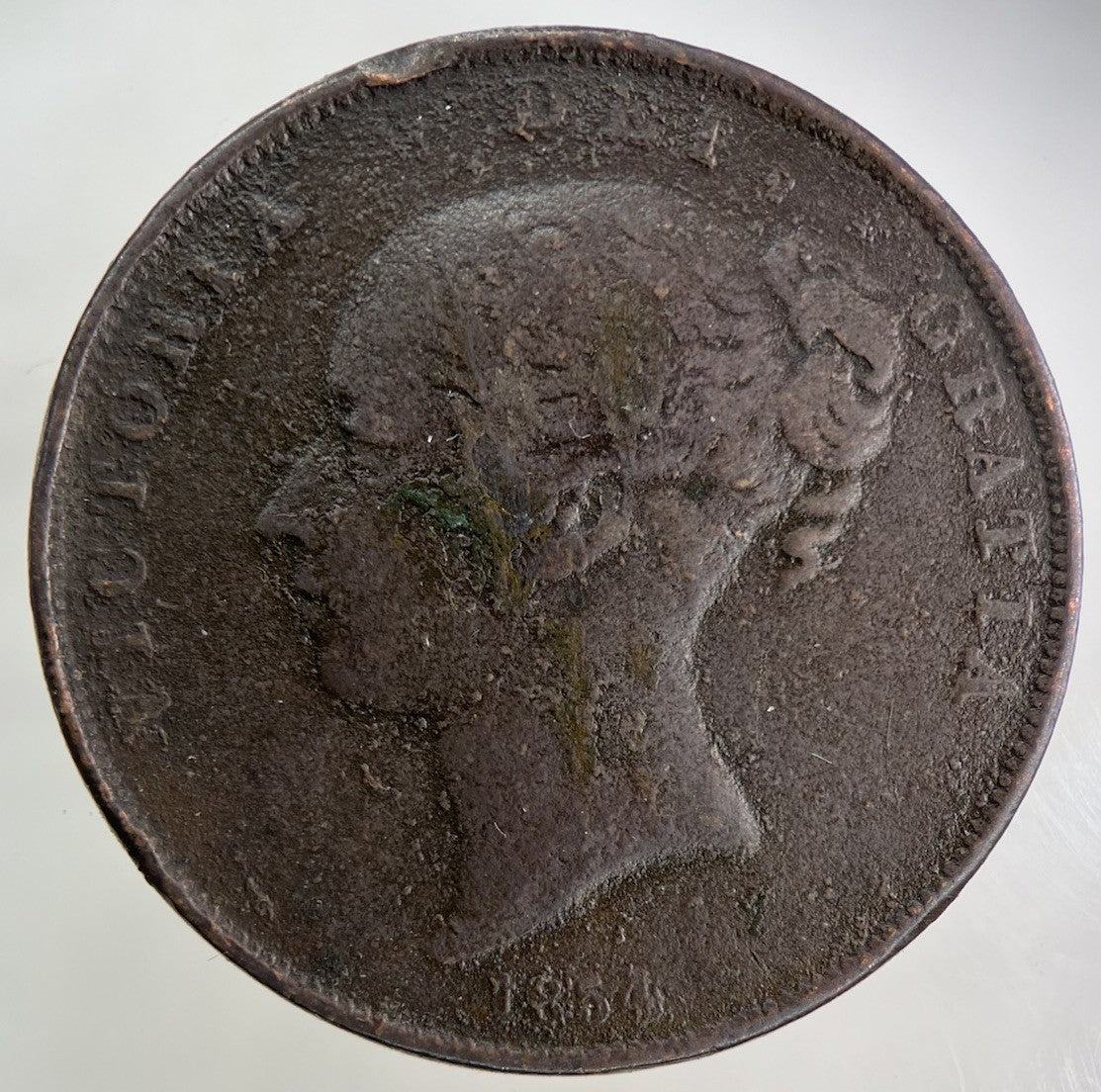 1854 Victoria One Penny Coin | Collectable Grade