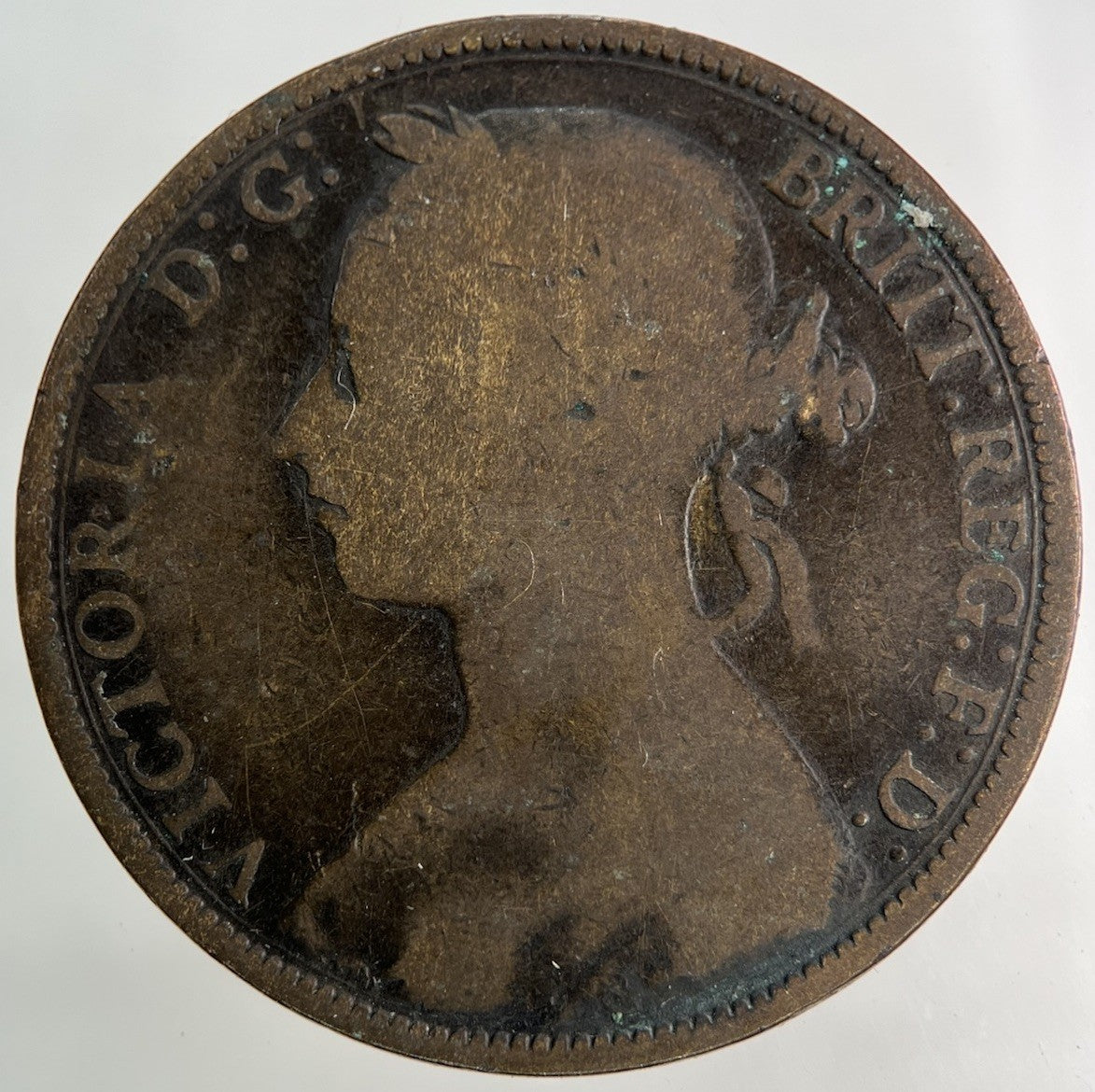 1884 Victoria One Penny Coin | Collectable Grade
