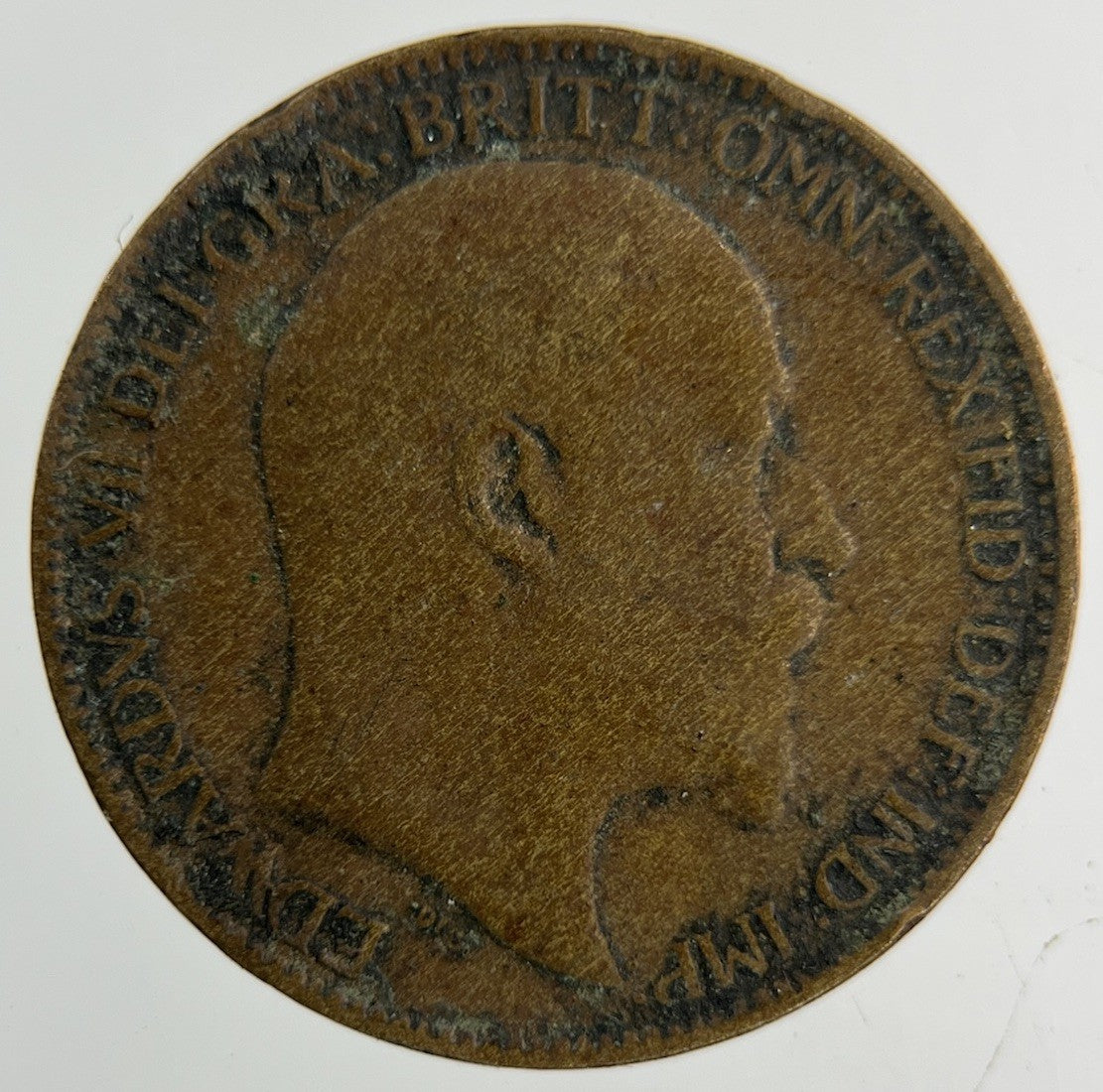 1909 Edward VII Farthing Coin | Fair Grade
