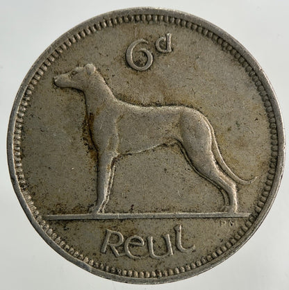 1946 Irish Sixpence Coin | Very High Grade