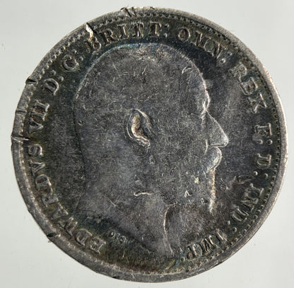 1902 Edward VII Threepence Silver Coin | Collectable Grade