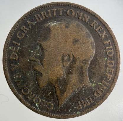 1919 - H George V One Penny Coin | Collectable Grade