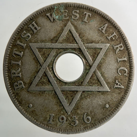 1936 West Africa One Penny Coin | Collectable Grade