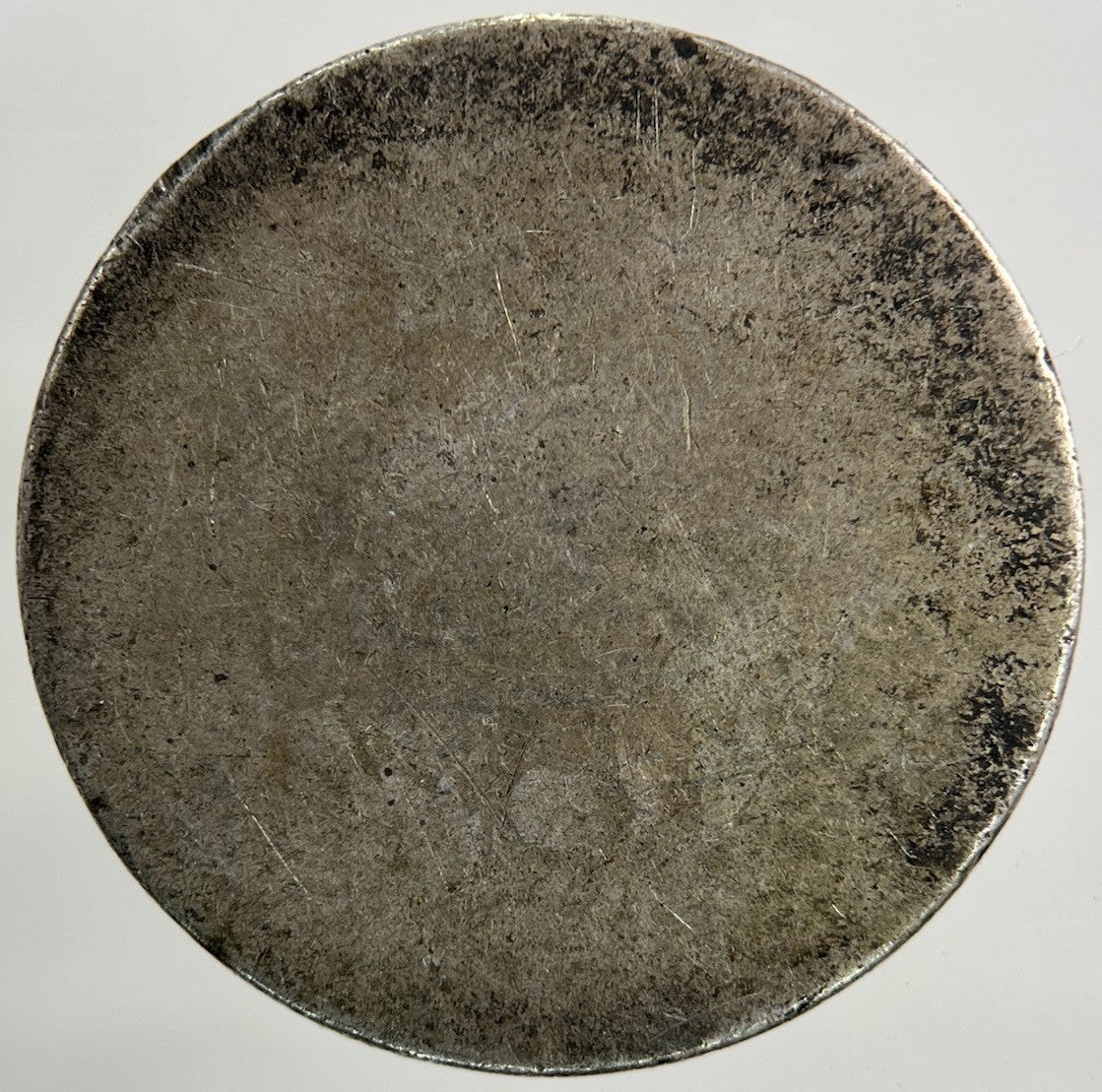 British Victoria Shilling Silver Coin | Worn Grade