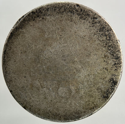 British Victoria Shilling Silver Coin | Worn Grade