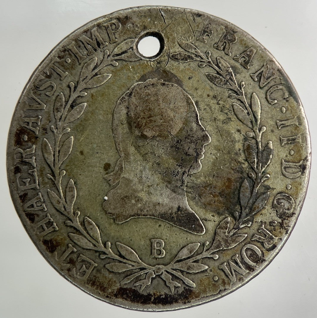 1806 Austria 20 Kreuzer Silver Coin | Collectable Grade