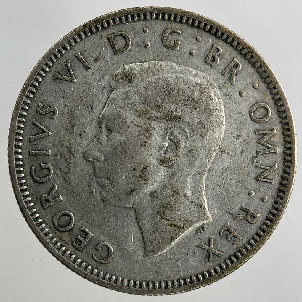 1944 George VI Shilling Silver Coin | Fine Collectable Grade