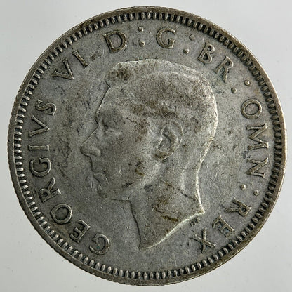 1944 George VI Shilling Silver Coin | Fine Collectable Grade