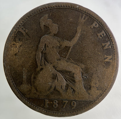 1879 Victoria One Penny Coin | Collectable Grade