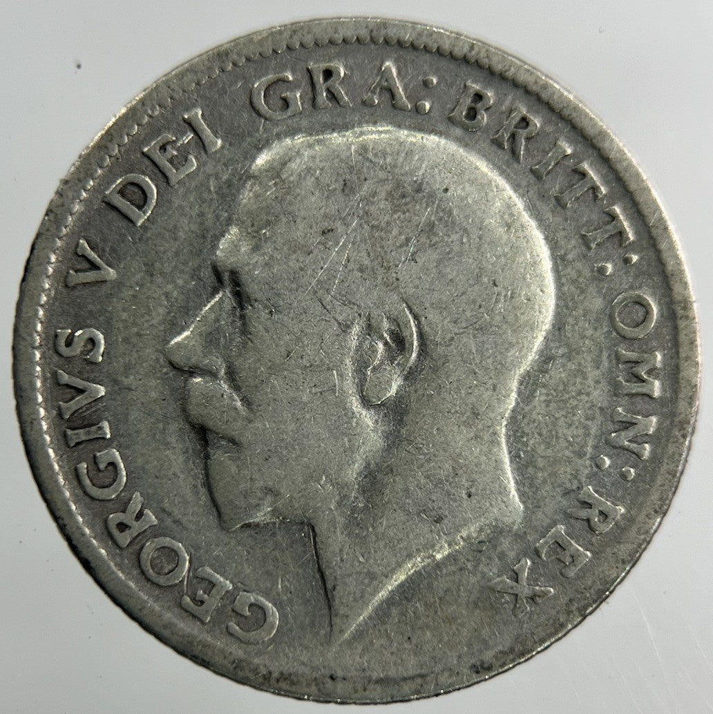 1915 George V Sixpence Silver Coin | Fair Grade