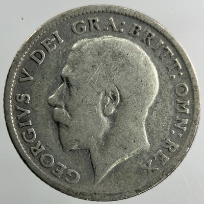 1915 George V Sixpence Silver Coin | Fair Grade