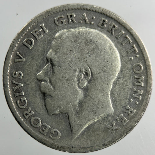 1915 George V Sixpence Silver Coin | Fair Grade