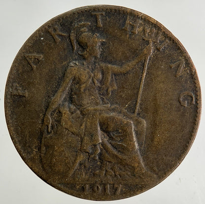 1917 George V Farthing Coin | Collectable Grade