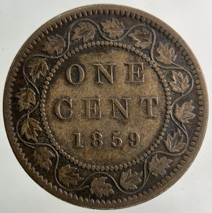 1859 Canada One Cent Coin | Very High Grade