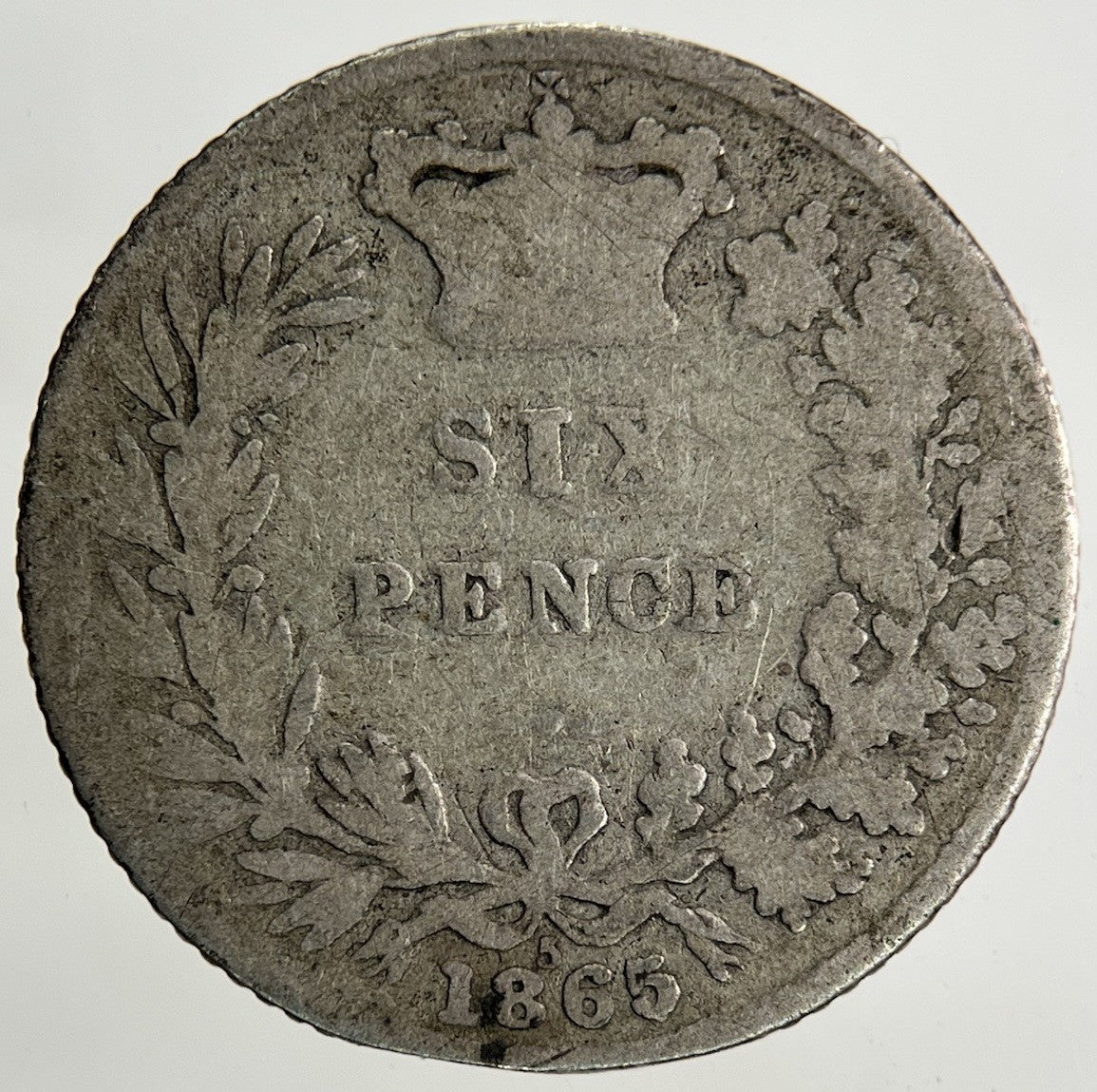 1865 Victoria Sixpence Silver Coin | Collectable Grade