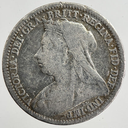 1900 Victoria Threepence Silver Coin | Collectable Grade | a8811