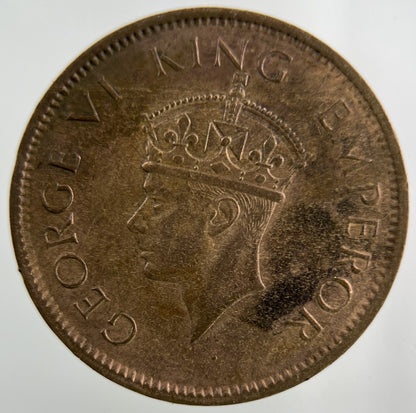 1940 India Quarter 1/4 Anna Coin | Fine Collectable Grade