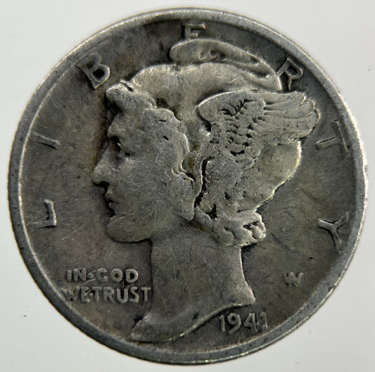 1941 US USA Mercury Dime Silver Coin | Collectable Grade