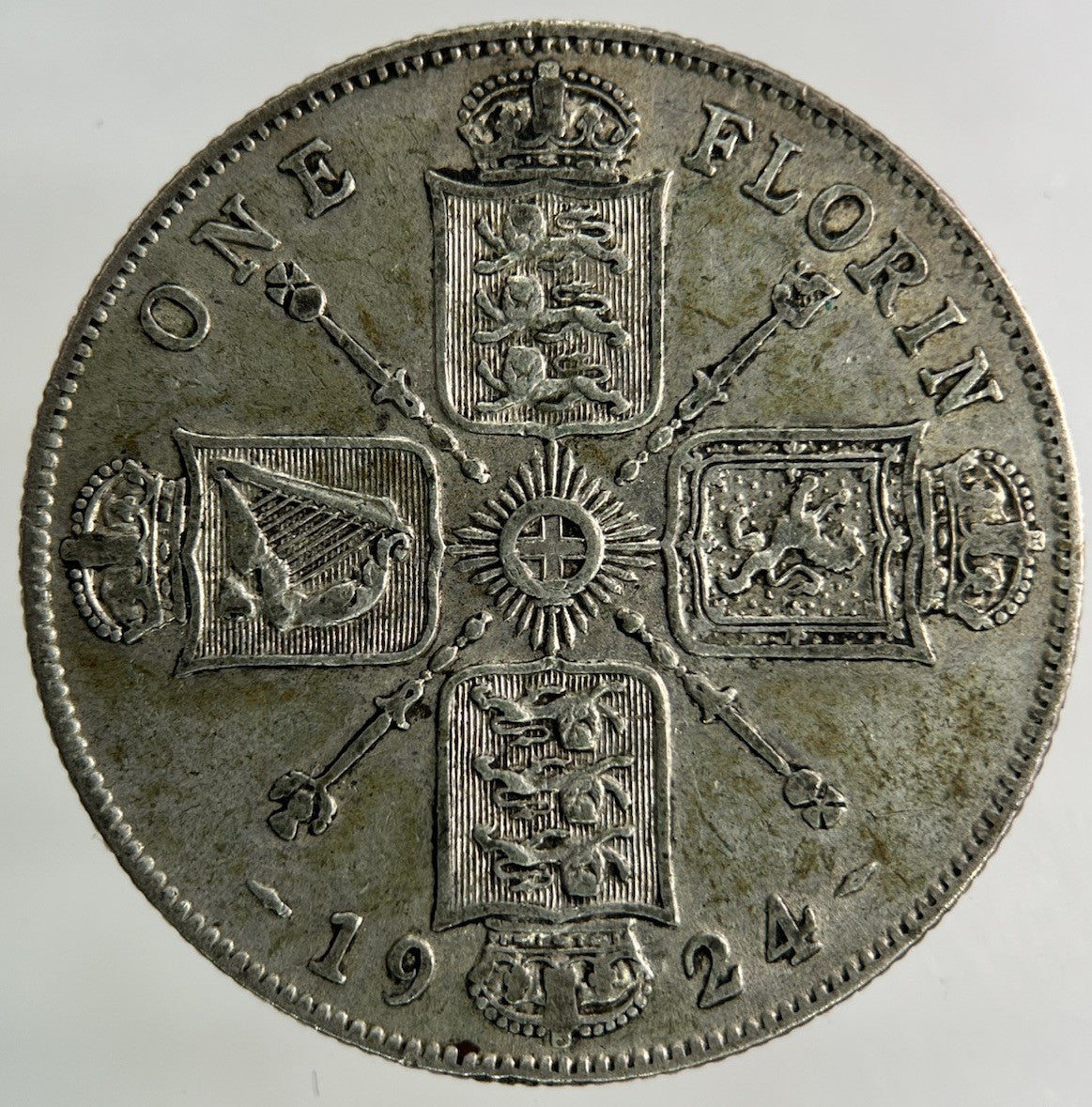 1924 George V Florin Silver Coin | Very High Grade