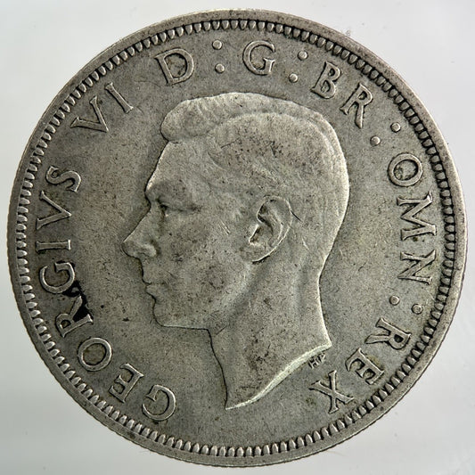 1941 George VI Half - Crown Silver Coin | Fine Collectable Grade