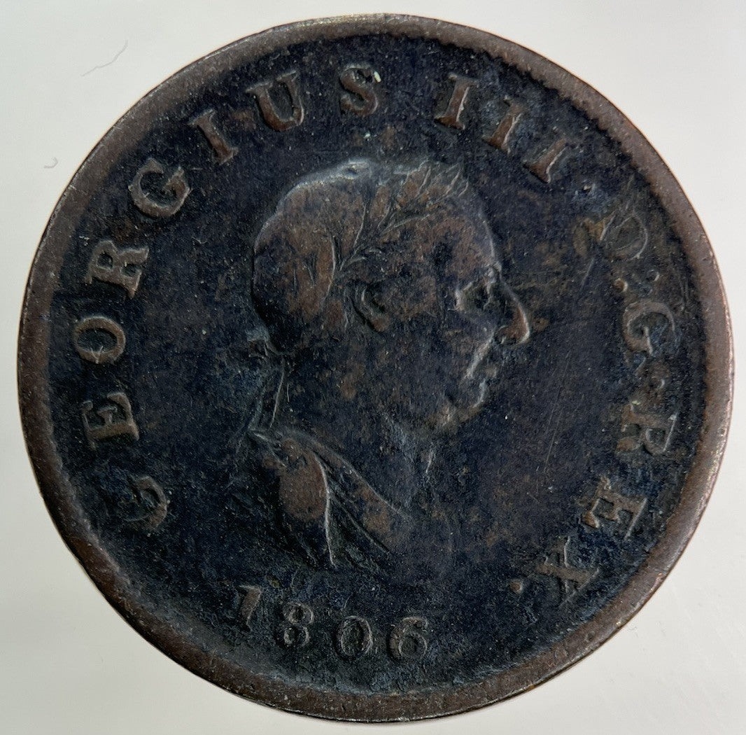 1806 George III 3rd Half - Penny Coin | Collectable Grade