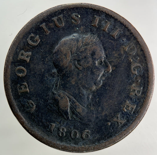 1806 George III 3rd Half - Penny Coin | Collectable Grade