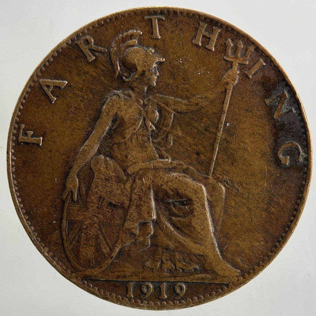 1919 George V Farthing Coin | Collectable Grade