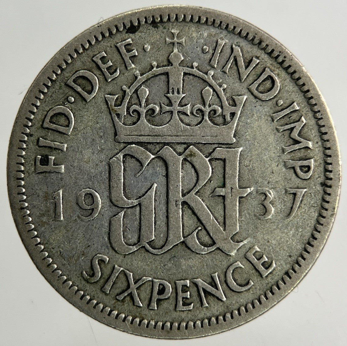 1937 George VI Sixpence Silver Coin | Collectable Grade