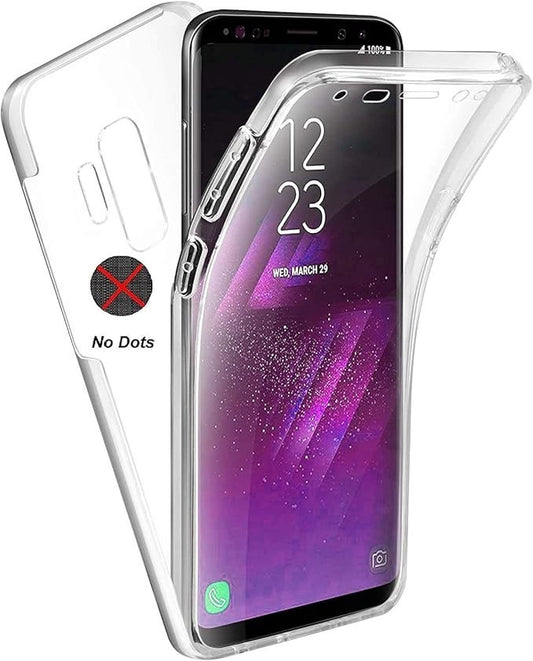 Samsung Galaxy S9 PLUS + Case 360 Full Body Protection Front Back Clear Cover