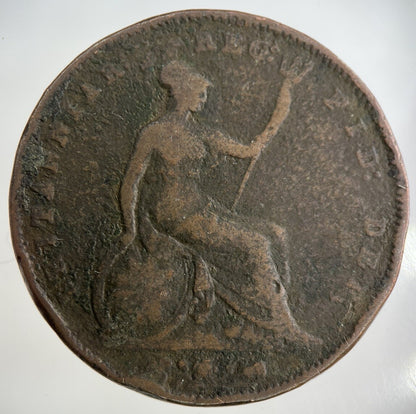 1855 Victoria One Penny Coin | Collectable Grade