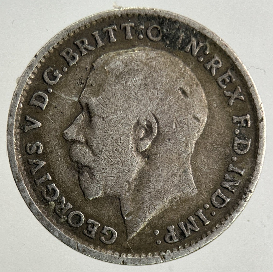 1919 George V Threepence Silver Coin | Fine Collectable Grade