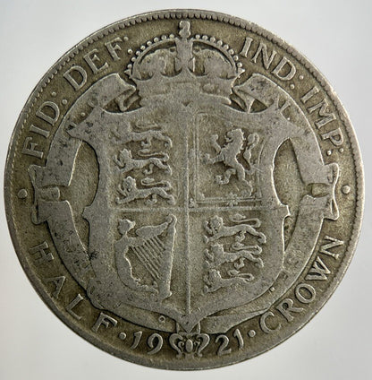 1921 George V Half - Crown Silver Coin | Collectable Grade