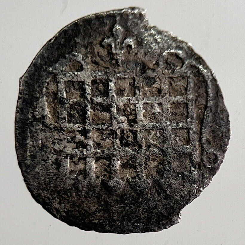 Elizabeth I 1st Portcullis H’Penny British Silver Hammered Coin | a8915