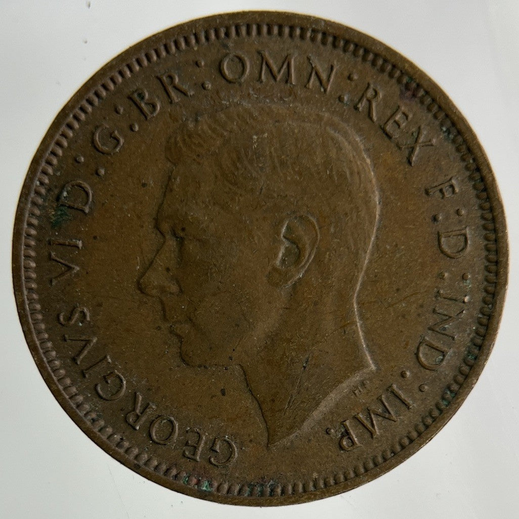 1940 George VI Wren Farthing Coin | Fine Collectable Grade