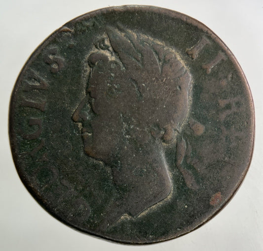 1753 Irish Half - Penny Coin | Collectable Grade