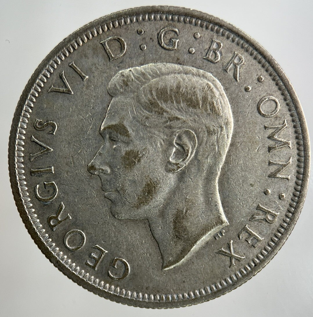 1938 George VI Half - Crown Silver Coin | Very High Grade