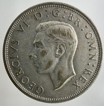 1938 George VI Half - Crown Silver Coin | Very High Grade