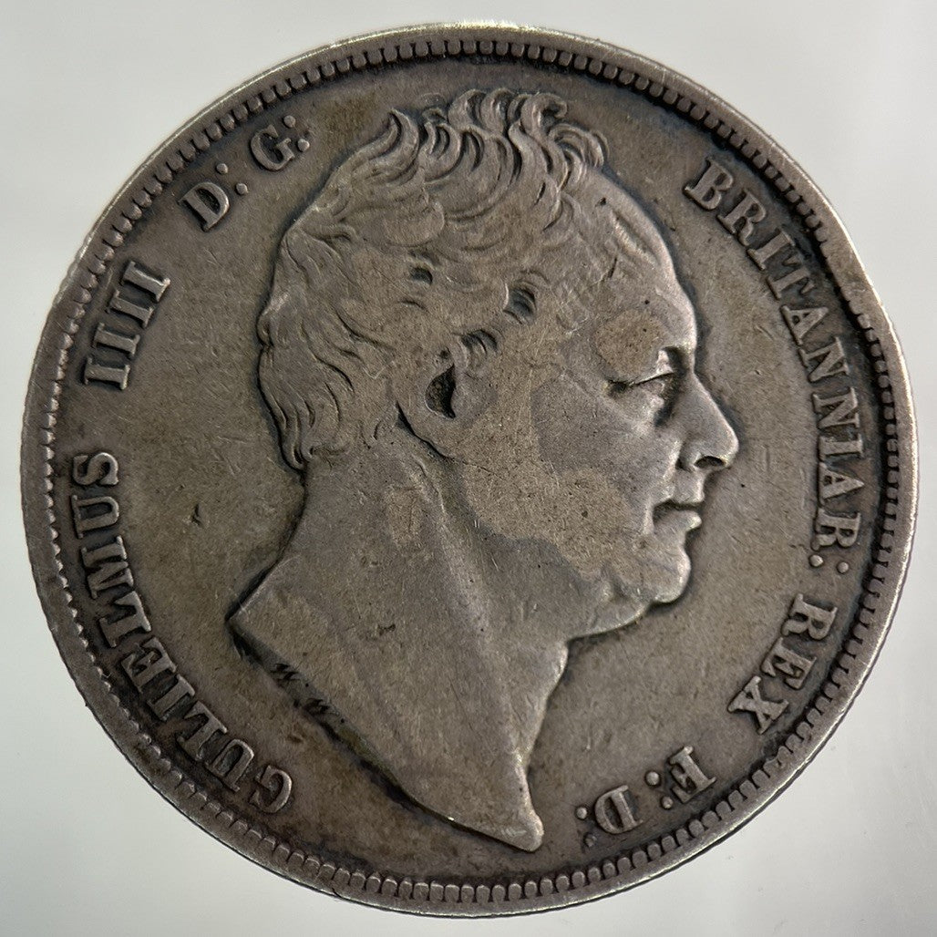 1836 William IV Half - Crown Silver Coin | Fine Collectable Grade