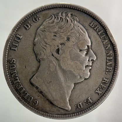 1836 William IV Half - Crown Silver Coin | Fine Collectable Grade