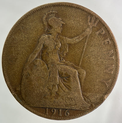 1916 George V One Penny Coin | Collectable Grade
