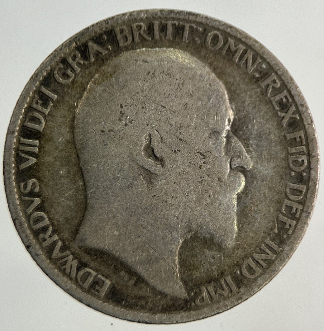 1907 Edward VII Sixpence Silver Coin | Collectable Grade